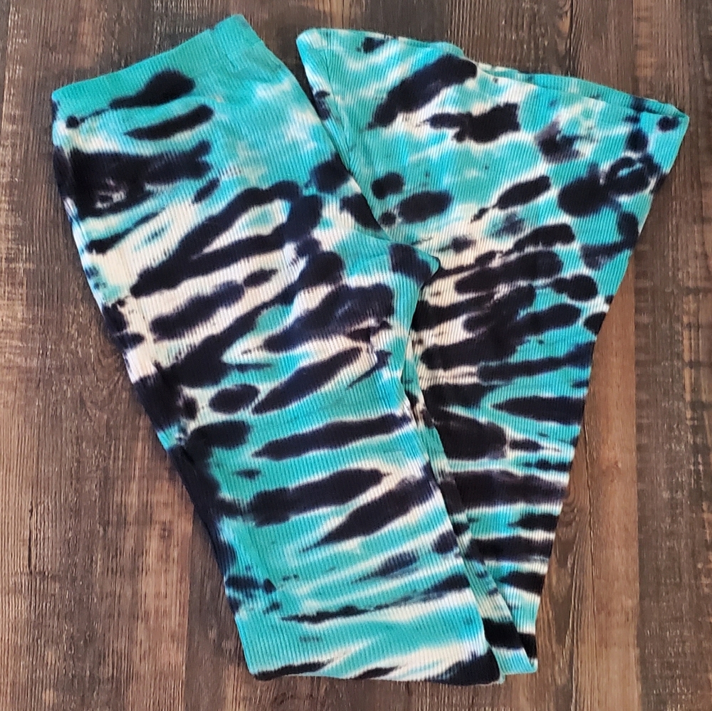 EUC Urban Outfitters brand Baked X SFS Tie Dyed Bell Bottom Pants Size S